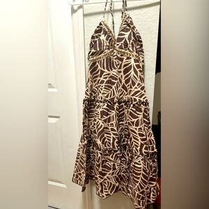 Animal print dress